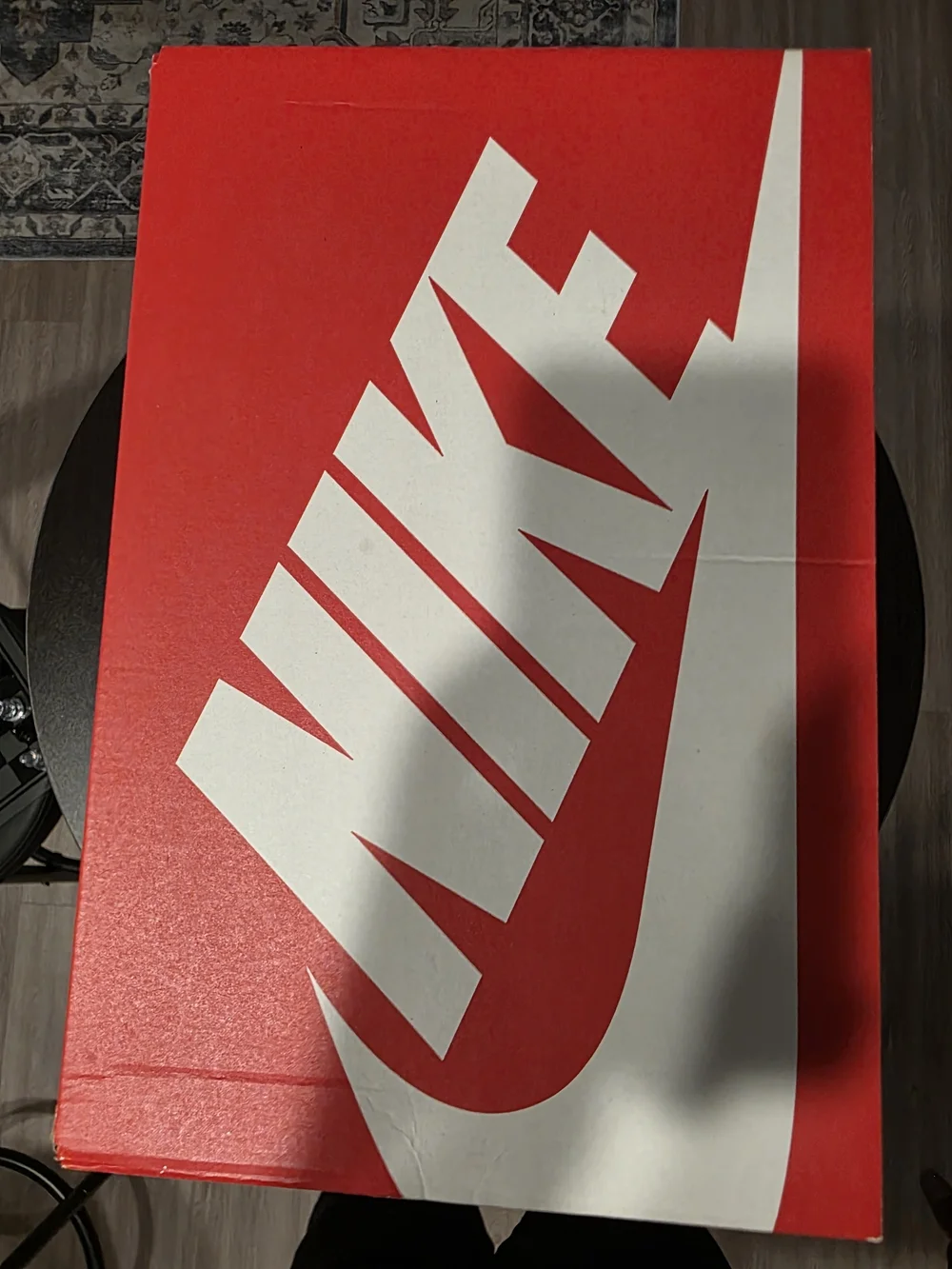 Nike Red and White Shoe Box